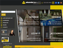 Tablet Screenshot of alumbramex.com